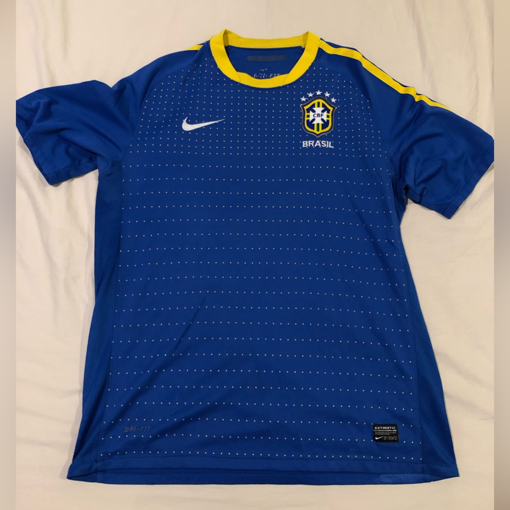 Brazil Away 2010 World Cup Jersey